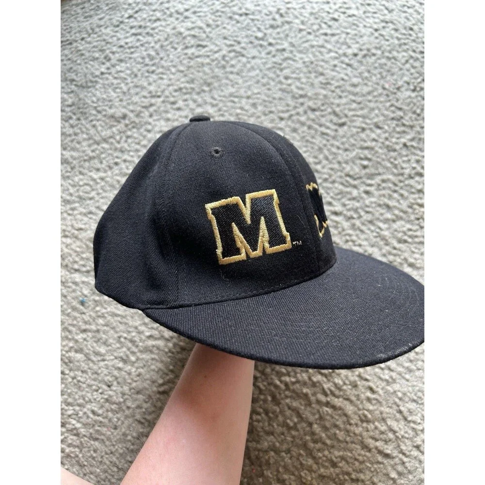 Vintage Marylander Embroidered Hat Black & Gold